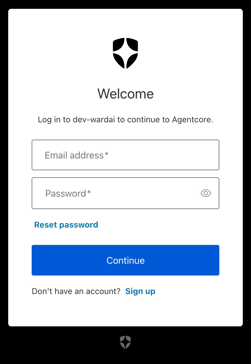 Welcome login form with Reset password link highlighted
